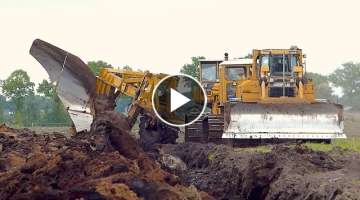 World's biggest plow | Deep ploughing | Caterpillar D8H /E /D6R 650HP 