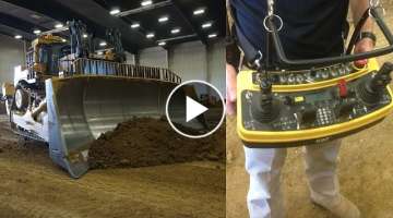 Remote-Controlled 900+ Horsepower Caterpillar Bulldozer