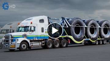 The Most Impressive Australian Trucks and Trailers ▶ Low bed widening Trailer