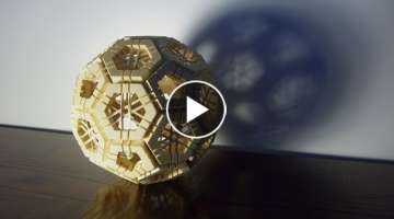 Geodesic sphere puzzle (truncated icosahedron)