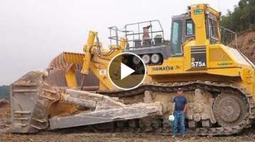 5 Extreme Dangerous Biggest Bulldozer Operator - World Amazing Modern Heavy Equipment Machines