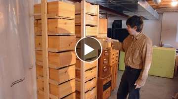 Storage box rack