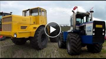 USA vs USSR Tractor pulling. Ford vs Kirovets