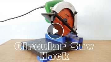 Circular saw Hack || Make A Mini Chop saw Machine