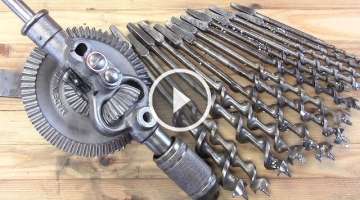 Restoring Old Woodworking Tools + Breast Drill