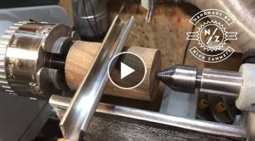 Wood-turning - a small lidded box- for beginners!