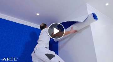 How to hang 3D wallpaper