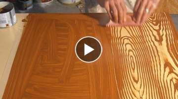 Como pintar imitacion de madera - Inventos Caseros Ingeniosos 2
