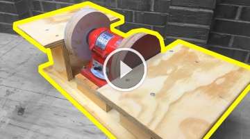 Home made double disc sander for under $5!