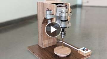 How to Make an Automatic Drill Press Machine at Home - New Concept