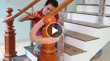 Creative Woodworking Projects - Installing an Over-the-Post Handrail