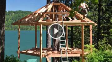 Treehouse Build Timelapse