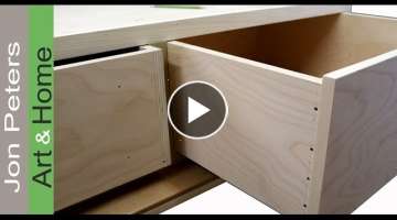How to Build Plywood Drawers With Screws