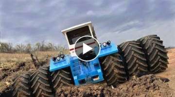 Biggest Tractors Stuck in Mud Compilation | Tractor Pull and Sound 2020