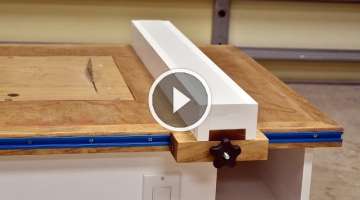 Make A Table Saw Fence For Homemade Table Saw