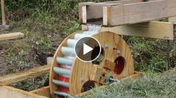 Waterwheel Microhydro P5, Waterwheel Installation