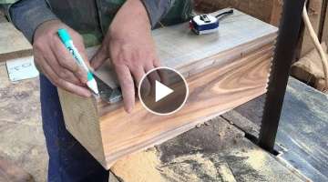 Amazing Skills Woodworking Extremely High Technical To Create Masterpiece Hand-Crafted, How To, D...
