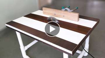How to Make a Table Saw at Home
